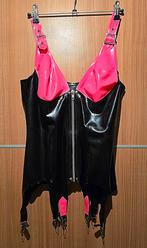 Latex corset met string maat s, String, Verzenden, Overige kleuren