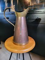 Fraaie vintage 2 kleuren kopere kan, met patina. 30 cm., Antiek en Kunst, Antiek | Koper en Brons, Ophalen of Verzenden