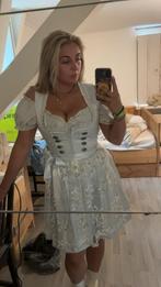Blauwe Dirndl Jurk - Oktoberfest, Kleding | Dames, Jurken, Maat 38/40 (M), Blauw, Nieuw, Ophalen of Verzenden