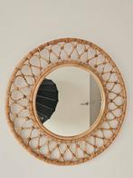 Ikea Grinsbol Rotan Spiegel - 55cm, Ophalen, Rond, Zo goed als nieuw, Minder dan 100 cm