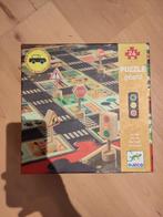 Djeco Grote Vloerpuzzel De Stad, 24 st., Ophalen of Verzenden, 10 tot 50 stukjes, Gebruikt, 2 tot 4 jaar
