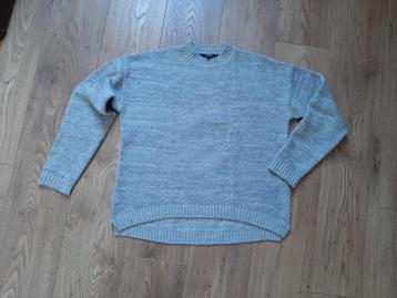 nieuw ....zachtgrijze wolmix trui mt 40-42 MbyM  beschikbaar voor biedingen