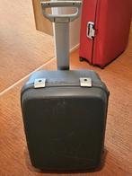 Grijze koffer, Gebruikt, Hard kunststof, 35 tot 45 cm, Wieltjes