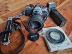 Nikon Analoge Camera met Lens & Flitser, Ophalen of Verzenden, Gebruikt, Spiegelreflex, Nikon
