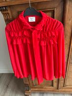 Terra di Siena blouse ruches maat M, Kleding | Dames, Maat 38/40 (M), Terra di Siena, Ophalen of Verzenden, Zo goed als nieuw