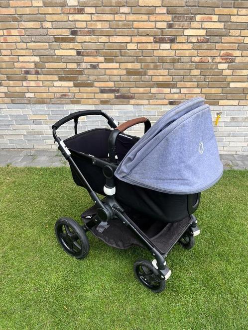 Bugaboo Fox, Kinderen en Baby's, Kinderwagens en Combinaties, Gebruikt, Combiwagen, Bugaboo, Met reiswieg, Verstelbare duwstang