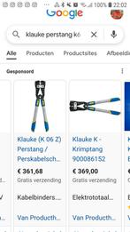 Klauke Perstang K06 - Professioneel Gereedschap, Doe-het-zelf en Verbouw, Gereedschap | Handgereedschap, Ophalen of Verzenden
