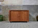 Jaren 80 Dyrlund Deens Design Dressoir Teak | Lage TV Kast, 100 tot 150 cm, Ophalen of Verzenden, Overige houtsoorten, Mid Century Deens Design Vintage Retro Scandinavisch