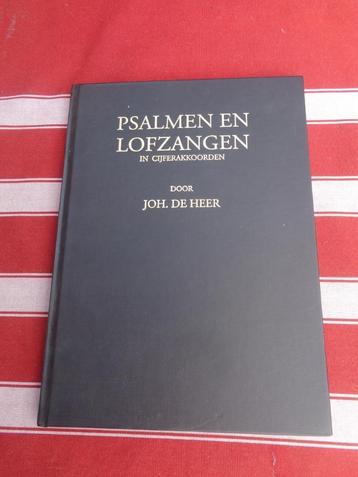 psalmboek met cijferakkoorden, joh. de heer beschikbaar voor biedingen