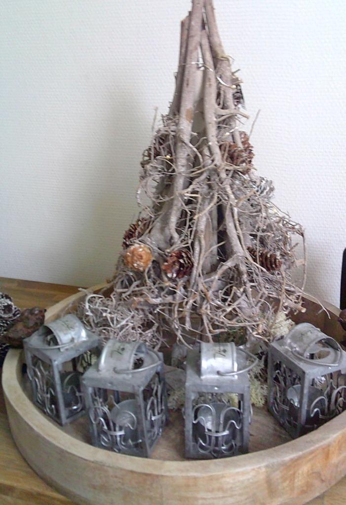 4 x Jean Luigi metalen mini lantaarntjes, Antiek en Kunst, Curiosa en Brocante, Ophalen of Verzenden