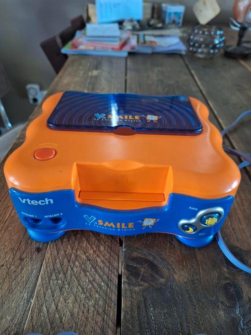 ✅ 📺 Vintage Retro Vtech V.smile kinder spelcomputer + spel, Kinderen en Baby's, Speelgoed | Vtech, Gebruikt, 4 tot 6 jaar, Ophalen of Verzenden