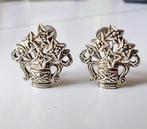 Art Deco Markasiet oorknopen, Sieraden, Tassen en Uiterlijk, Antieke sieraden, Ophalen of Verzenden, Zilver, Oorbellen