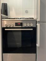 BOSCH RVS gasfornuis /elektrische oven in uitstekende staat!, Ophalen, 60 cm of meer, 4 kookzones, Zo goed als nieuw