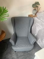 Ikea Strandmon kinderfauteuil - Grijs - ZGAN, Huis en Inrichting, Fauteuils, Ophalen, Minder dan 75 cm, Zo goed als nieuw, Stof