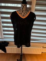 Zwart shirt, Zwart, Maat 46/48 (XL) of groter, Ophalen of Verzenden, Zo goed als nieuw