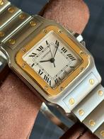 Cartier Santos Galbée 29x41mm (187901) Quartz Worn!, Sieraden, Tassen en Uiterlijk, Horloges | Heren, Overige merken, Gebruikt