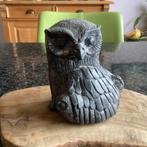 Beeld, uil, Wolf sculptures, Canada, handgesneden, vintage, Antiek en Kunst, Ophalen