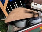 Kofferklep reservewiel Matford hard!, Ophalen