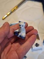 Delfsblauw Porseleinen Katje, Ophalen of Verzenden