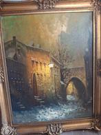 Schilderij op canvas doek door J. Kok. Exclusief lijst., Ophalen of Verzenden, Minder dan 50 cm, Schilderij, 50 tot 75 cm