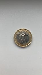 Zeldzame 1 euro munt, 2002 Italië, Leonardo da Vinci., Postzegels en Munten, Munten | Europa | Euromunten, Italië, Ophalen of Verzenden