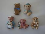 Vijf koelkastmagneten beertjes beren magneten, Verzamelen, Beelden en Beeldjes, Ophalen of Verzenden, Zo goed als nieuw, Overige typen