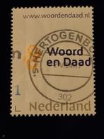 Nederlandse Postzegel Woord en Daad, Postzegels en Munten, Ophalen of Verzenden, Na 1940, Gestempeld