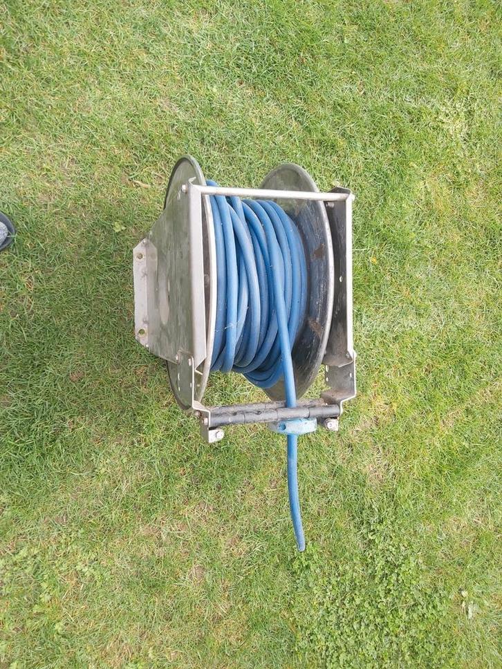 Te koop Rvs slanghaspel, Tuin en Terras, Tuinslangen, Ophalen