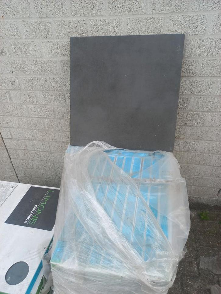 TERRASTEGEL II 60X60X2CM II  II €22,50 PM2 OP=OP, Doe-het-zelf en Verbouw, Tegels, Nieuw, Vloertegels, Keramiek, 60 cm of meer