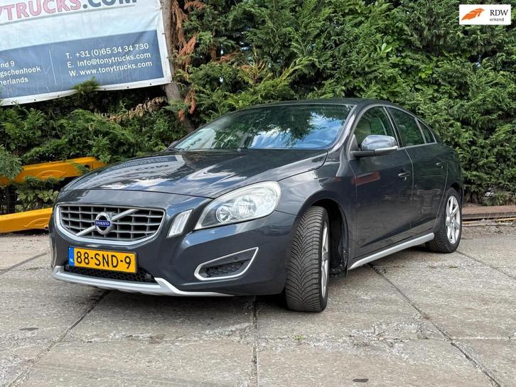 Volvo S60 1.6 DRIVe Business Clima/PDC/Leer/Navi/Ex BPM, Auto's, Volvo, Bedrijf, Te koop, S60, ABS, Airbags, Airconditioning, Alarm
