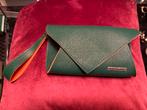 Groene Clutch JANTAMINIAU, Sieraden, Tassen en Uiterlijk, Overige merken, Ophalen of Verzenden, Zo goed als nieuw, Leer