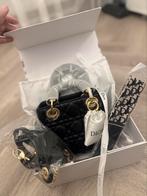 Lady D (Echt leer!!!), Sieraden, Tassen en Uiterlijk, Tassen | Schoudertassen, Ophalen of Verzenden, Zo goed als nieuw, Zwart