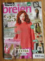 Simply breien december januari 2015, Hobby en Vrije tijd, Breien en Haken, Ophalen of Verzenden, Zo goed als nieuw, Breien, Patroon of Boek