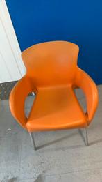 2 oranje tuin stoelen, Ophalen of Verzenden, Zo goed als nieuw, Stoel(en)