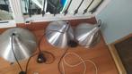 3x IKEA Hanglamp Aluminium - 30cm hoog, 36cm doorsnee, Ophalen
