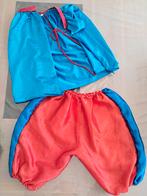 Pieten pakje pietenpak broek met cape blauw rood maat 98-104, Ophalen of Verzenden