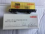 Marklin doorzichtige container TRAIN-ING MÄRKLIN nieuw in ov, Wisselstroom, Ophalen of Verzenden, Märklin, Nieuw
