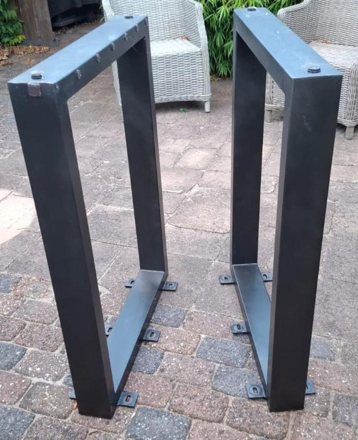 Industriële tafelpoten, Huis en Inrichting, Tafelonderdelen, Gebruikt, Tafelpoot, 50 tot 100 cm, Minder dan 50 cm, Rechthoekig