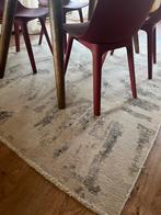Design vloerkleed gewoven, Ophalen, 75 m² of meer, Beige, Zo goed als nieuw