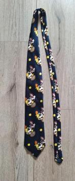 looney tunes stropdas met sylvester & tweety tennisprint, Blauw, Ophalen of Verzenden, Zo goed als nieuw, Met patroon
