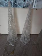 Decoratieve piramide lampen- set van 2, Ophalen, Kunststof, 50 tot 75 cm, Zo goed als nieuw