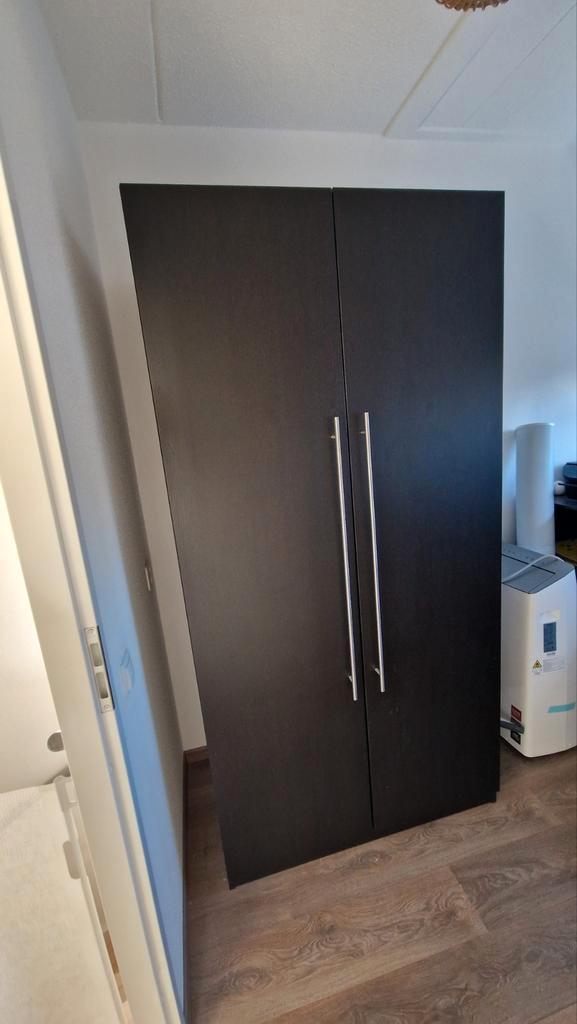 Ikea PAX kast zwartbruin, Huis en Inrichting, Kasten | Kledingkasten, Gebruikt, 200 cm of meer, 50 tot 75 cm, Ophalen of Verzenden