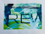 Zeefdruk Artcrew, Antiek en Kunst, Kunst | Litho's en Zeefdrukken, Verzenden