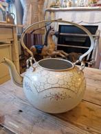 Emaille chocoladeketel Art Nouveau stijl, Ophalen of Verzenden