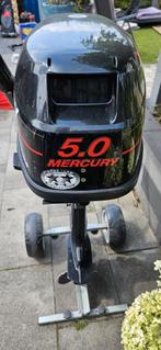Mercury 5.0 FourStroke Buitenboordmotor met Trolley, Watersport en Boten, Ophalen, Gebruikt, 5 tot 10 pk, Viertaktmotor