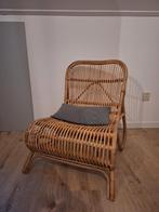 Rotan fauteuil, Huis en Inrichting, Fauteuils, Ophalen, Gebruikt, 50 tot 75 cm, Riet of Rotan