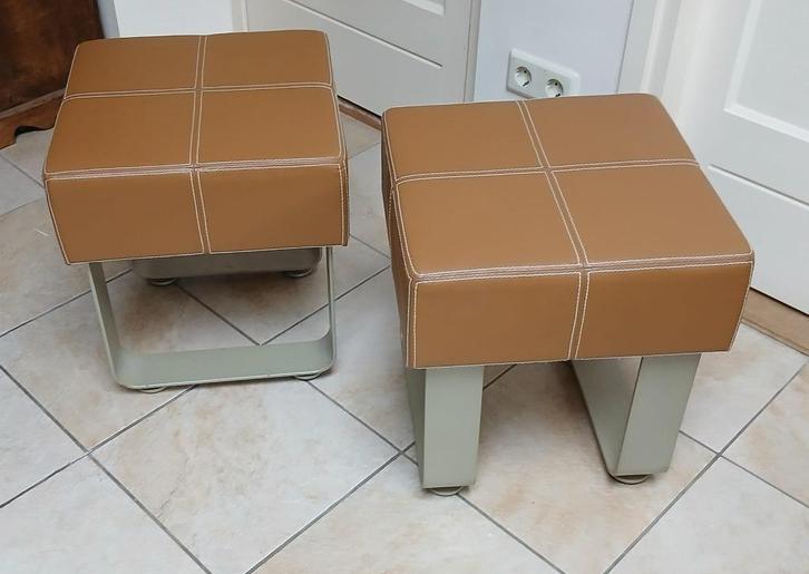 2 Design krukken, Huis en Inrichting, Krukjes, Zo goed als nieuw, Overige materialen, In hoogte verstelbaar, Ophalen of Verzenden