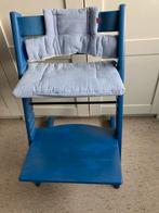 Blauwe Tripp Trapp kinderstoel van Stokke, Kinderen en Baby's, Ophalen, Gebruikt, Meegroeistoel