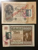 6000 mark Duitsland setje, Postzegels en Munten, Bankbiljetten | Europa | Niet-Eurobiljetten, Setje, Duitsland, Ophalen of Verzenden