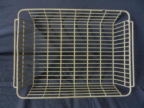 Geel plastic staaldraad keuken rek Tomado / Pilastro, Verzamelen, Retro, Huis en Inrichting, Ophalen of Verzenden